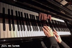 Mark Sloniker on piano
