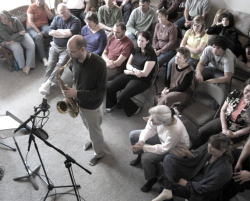 Mark Sloniker at a Home Concert in 2006
