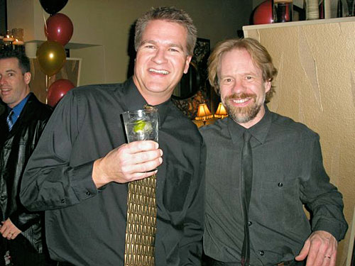Mark with drummer John Ohlson